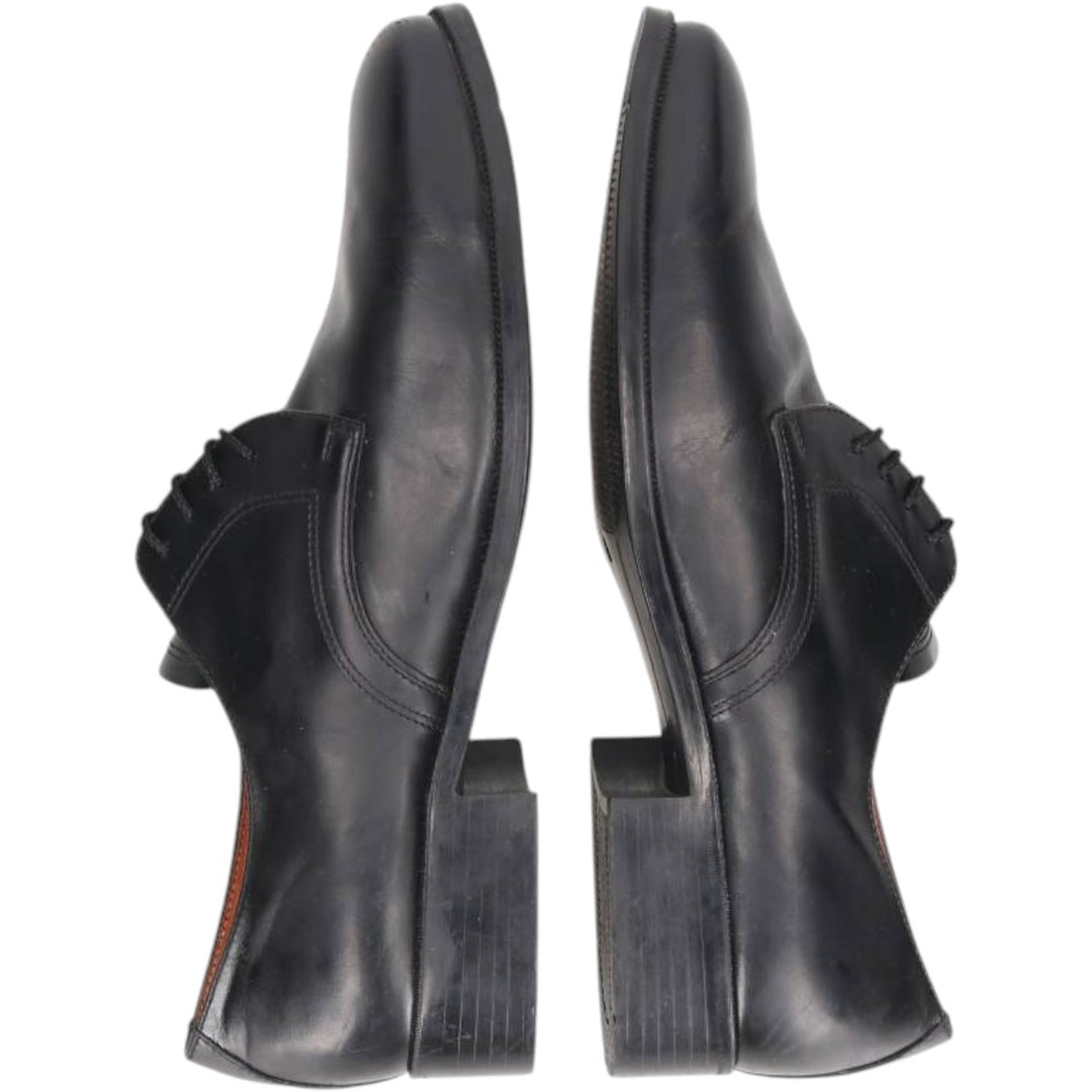 1980s Belgian Army Military Service Shoes, Size 43 (Men's 11"), Vintage /saa016194 Men's 28.0cm unclear black type Vintage Second Hand