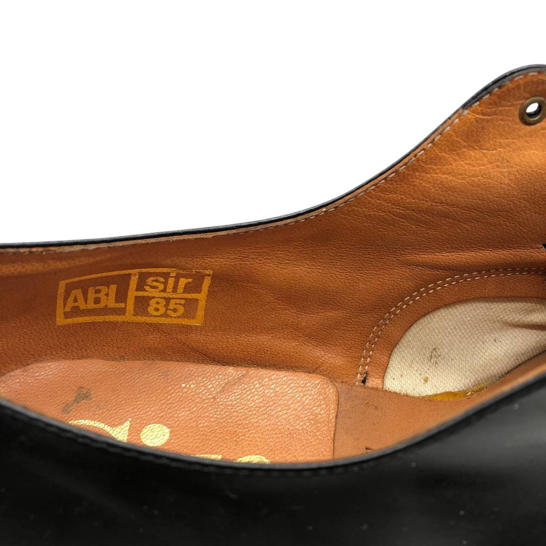 1980s Belgian Army Military Service Shoes, Size 43 (Men's 11"), Vintage /saa016194 Men's 28.0cm unclear black type Vintage Second Hand