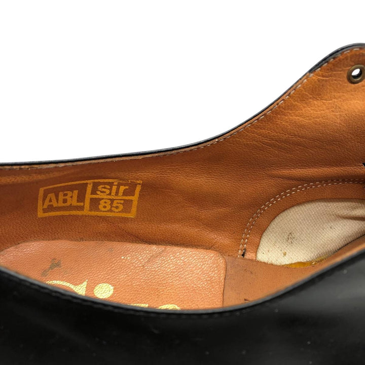 1980s Belgian Army Military Service Shoes, Size 43 (Men's 11"), Vintage /saa016194 Men's 28.0cm unclear black type Vintage Second Hand