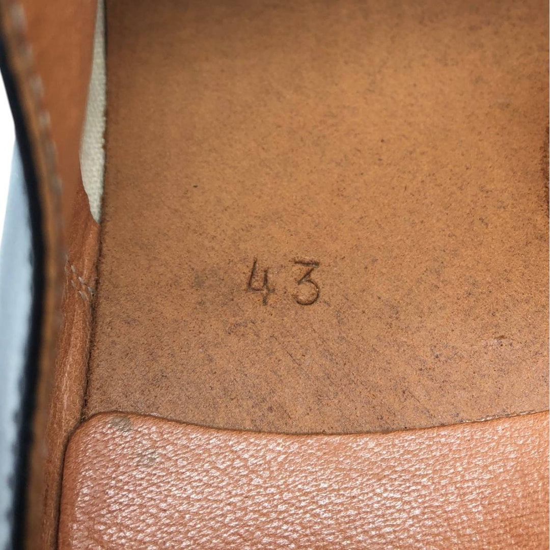 1980s Belgian Army Military Service Shoes, Size 43 (Men's 11"), Vintage /saa016194 Men's 28.0cm unclear black type Vintage Second Hand
