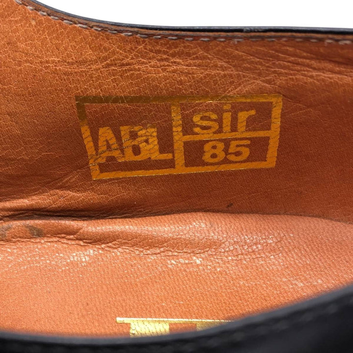1980s Belgian Army Military Service Shoes, Size 43 (Men's 11"), Vintage /saa016194 Men's 28.0cm unclear black type Vintage Second Hand