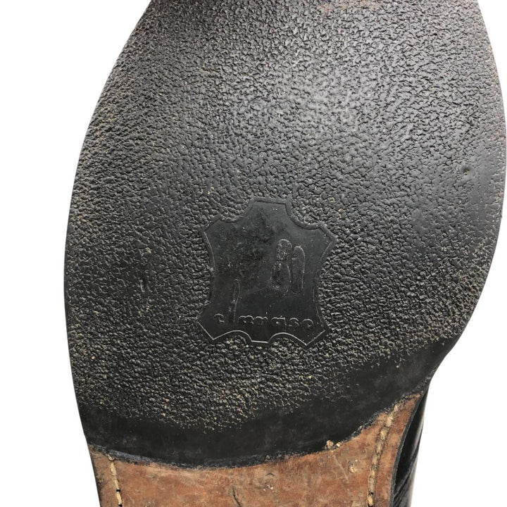 BOWEN U-tip shoes, made in England, size 10 1/2 E (equivalent to men's 11"), Vintage /saa016195 Men's 28.0cm unclear black type Vintage Second Hand