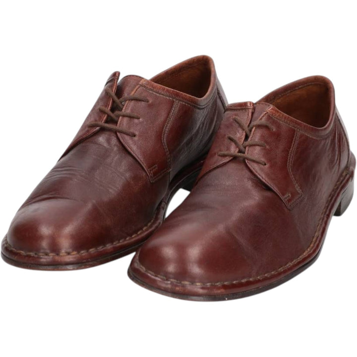 sioux plain toe shoes size 8 Men's 28.0cm genuine leather red type reddish brown Vintage Second Hand