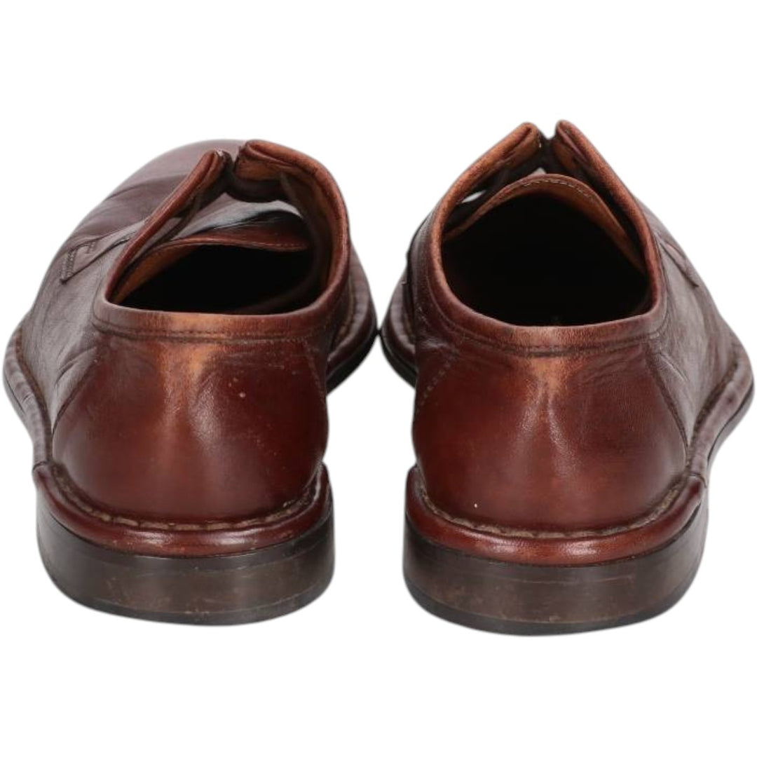 sioux plain toe shoes size 8 Men's 28.0cm genuine leather red type reddish brown Vintage Second Hand
