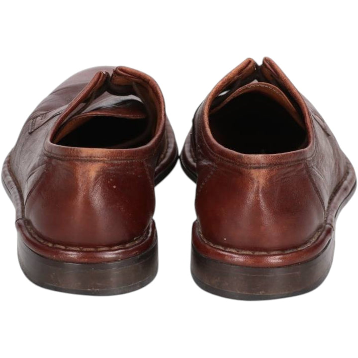 sioux plain toe shoes size 8 Men's 28.0cm genuine leather red type reddish brown Vintage Second Hand