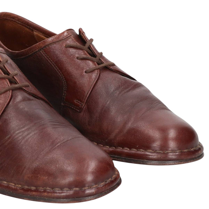 sioux plain toe shoes size 8 Men's 28.0cm genuine leather red type reddish brown Vintage Second Hand