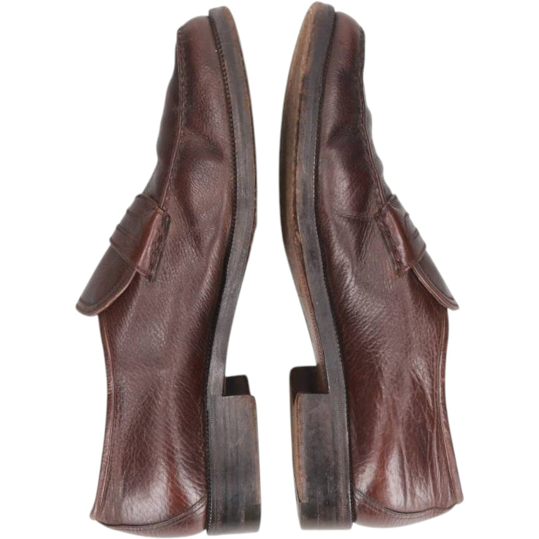 80s-90s Testoni A Testoni penny loafers, size 9F (equivalent to men's 10.6"), vintage /saa016197 Men's 27.0cm unclear brown type Vintage Second Hand