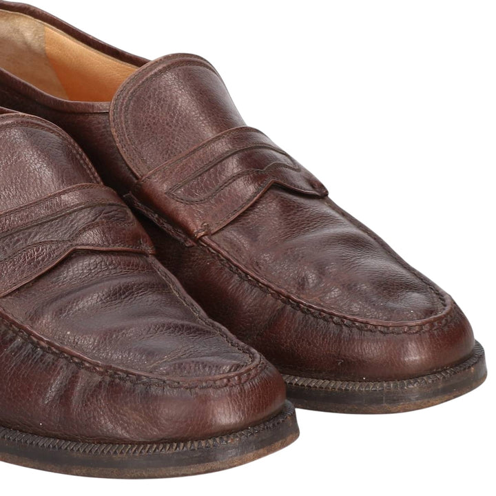 80s-90s Testoni A Testoni penny loafers, size 9F (equivalent to men's 10.6"), vintage /saa016197 Men's 27.0cm unclear brown type Vintage Second Hand