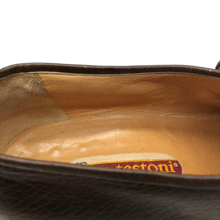 80s-90s Testoni A Testoni penny loafers, size 9F (equivalent to men's 10.6"), vintage /saa016197 Men's 27.0cm unclear brown type Vintage Second Hand