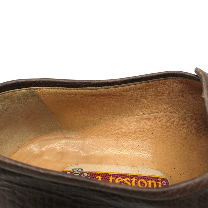 80s-90s Testoni A Testoni penny loafers, size 9F (equivalent to men's 10.6"), vintage /saa016197 Men's 27.0cm unclear brown type Vintage Second Hand