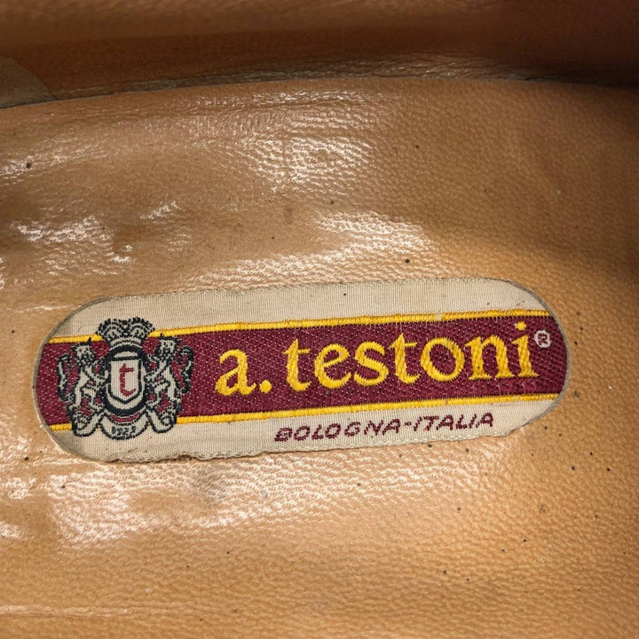 80s-90s Testoni A Testoni penny loafers, size 9F (equivalent to men's 10.6"), vintage /saa016197 Men's 27.0cm unclear brown type Vintage Second Hand