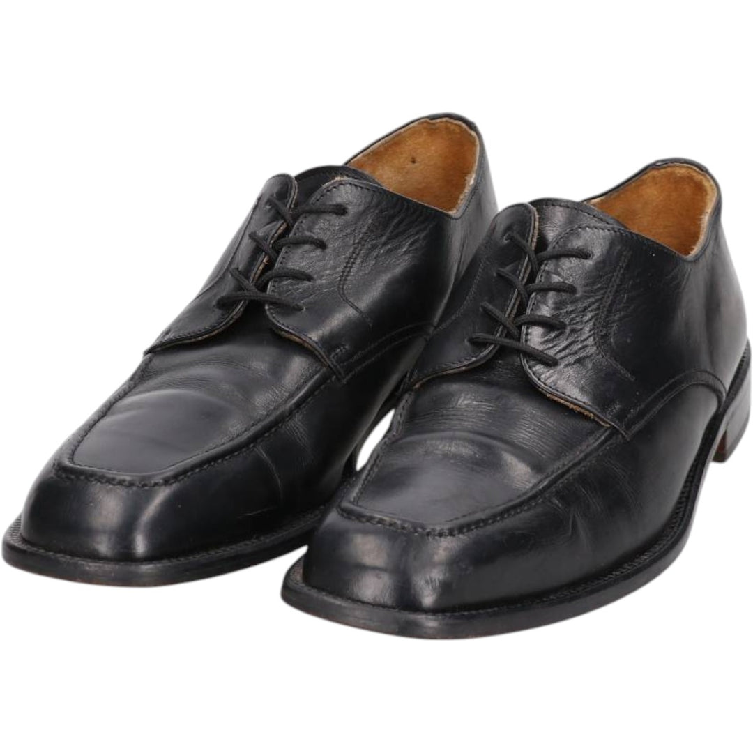 Sandro Moscoloni square-toe U-tip shoes, made in Spain, size 8 1/2 Men's 27.5cm unclear black type Vintage Second Hand