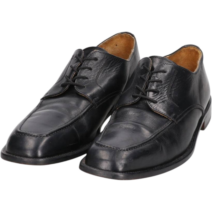 Sandro Moscoloni square-toe U-tip shoes, made in Spain, size 8 1/2 Men's 27.5cm unclear black type Vintage Second Hand