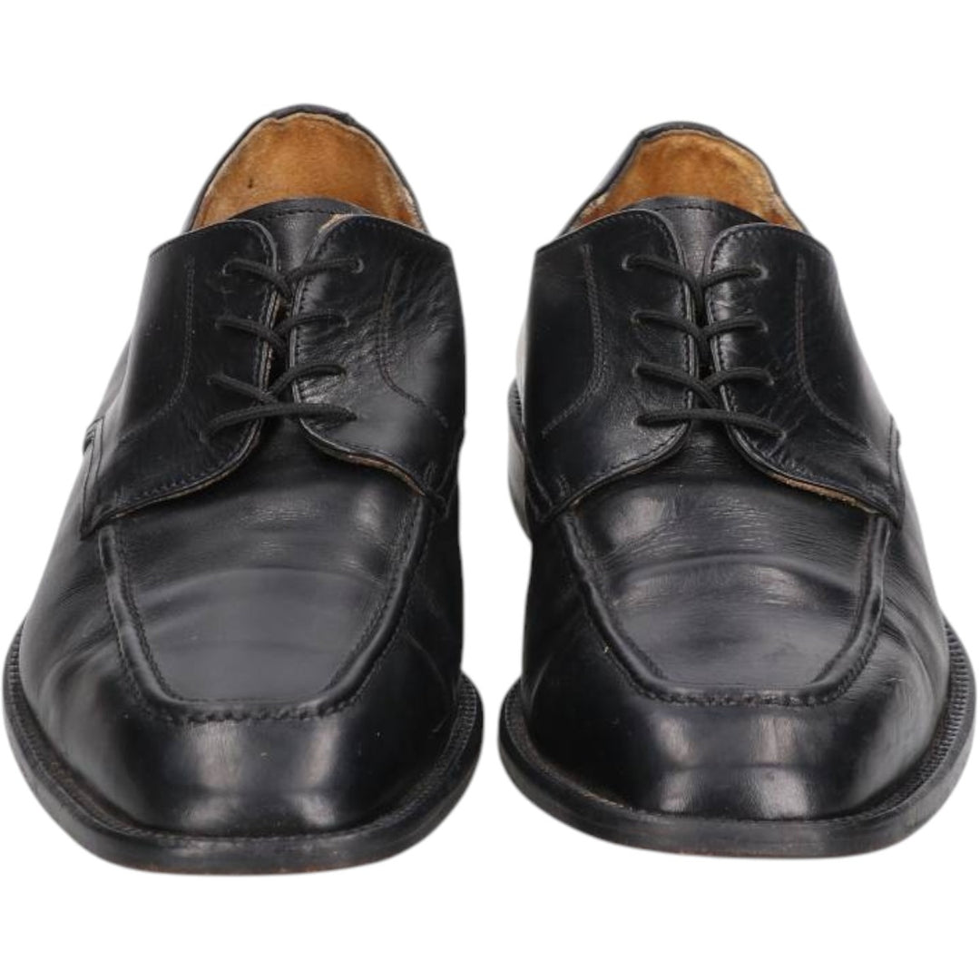 Sandro Moscoloni square-toe U-tip shoes, made in Spain, size 8 1/2 Men's 27.5cm unclear black type Vintage Second Hand