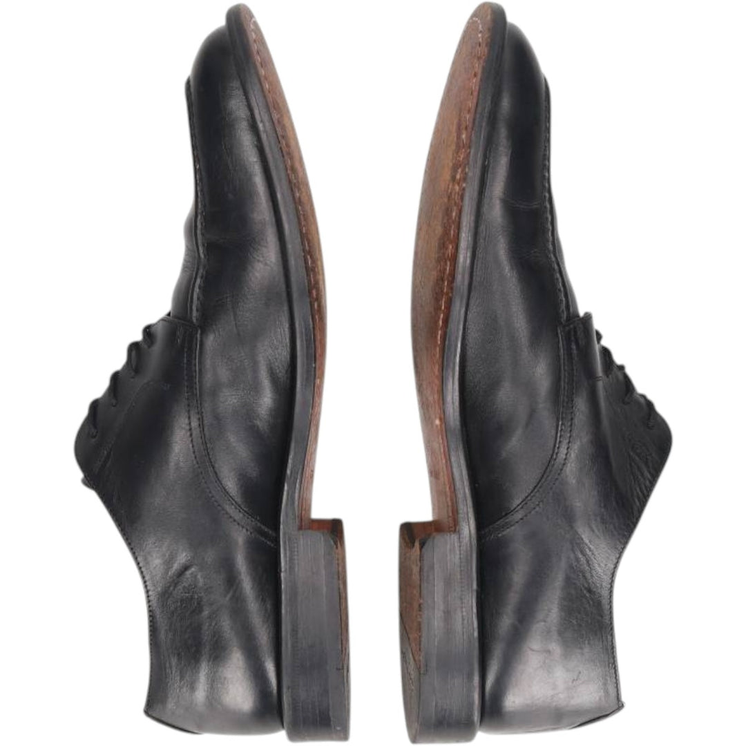 Sandro Moscoloni square-toe U-tip shoes, made in Spain, size 8 1/2 Men's 27.5cm unclear black type Vintage Second Hand