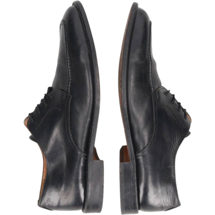 Sandro Moscoloni square-toe U-tip shoes, made in Spain, size 8 1/2 Men's 27.5cm unclear black type Vintage Second Hand