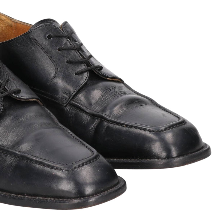 Sandro Moscoloni square-toe U-tip shoes, made in Spain, size 8 1/2 Men's 27.5cm unclear black type Vintage Second Hand