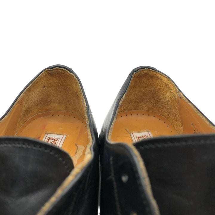 Sandro Moscoloni square-toe U-tip shoes, made in Spain, size 8 1/2 Men's 27.5cm unclear black type Vintage Second Hand