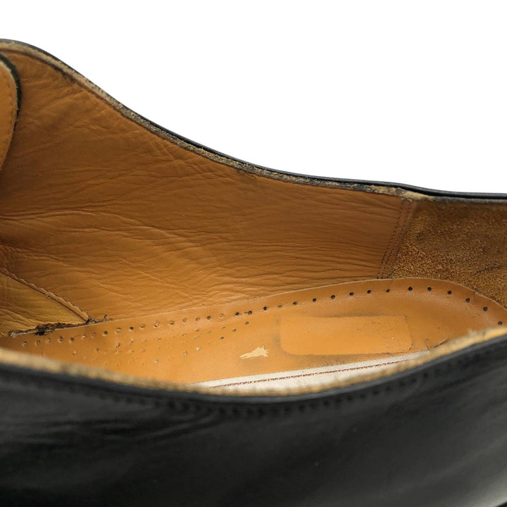 Sandro Moscoloni square-toe U-tip shoes, made in Spain, size 8 1/2 Men's 27.5cm unclear black type Vintage Second Hand