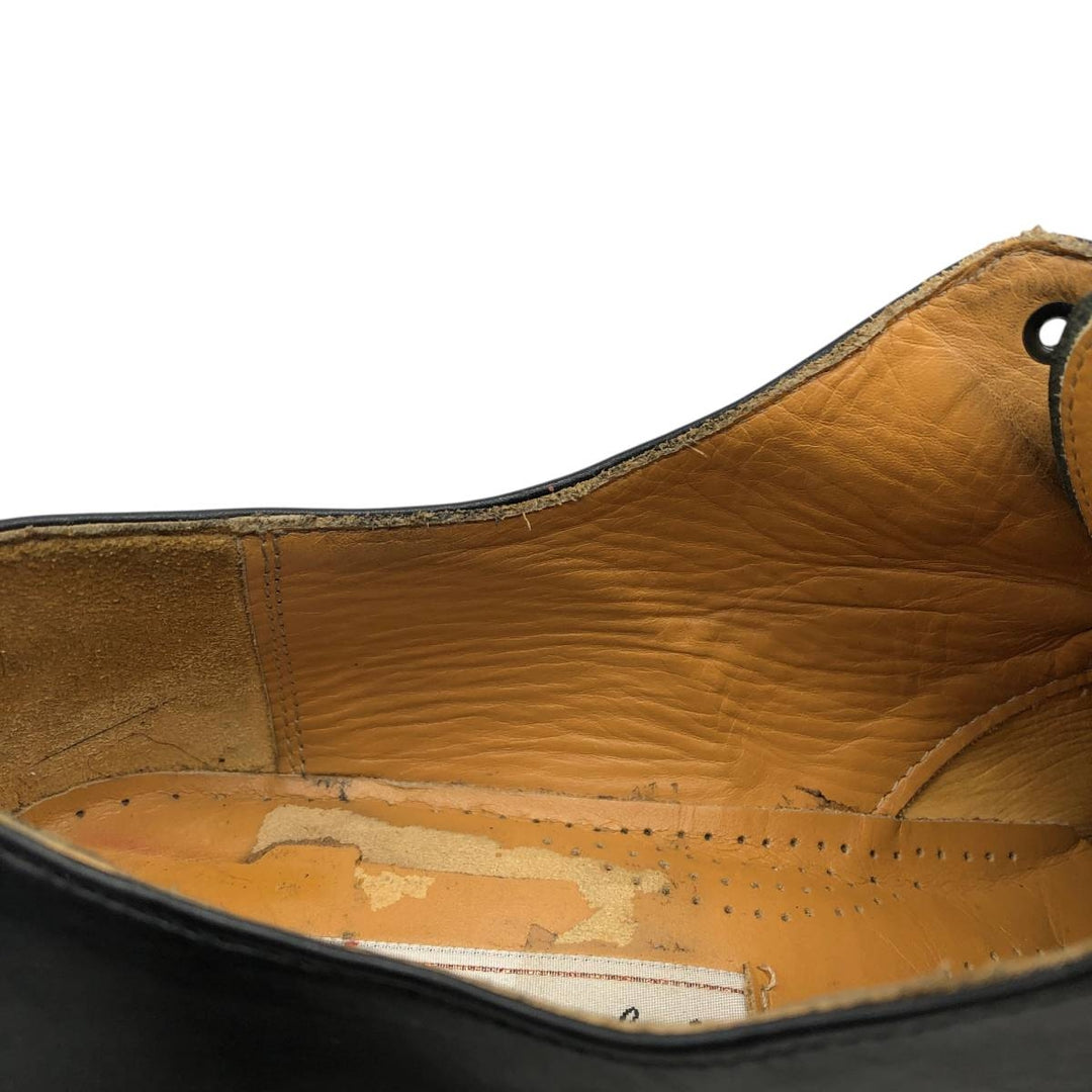 Sandro Moscoloni square-toe U-tip shoes, made in Spain, size 8 1/2 Men's 27.5cm unclear black type Vintage Second Hand