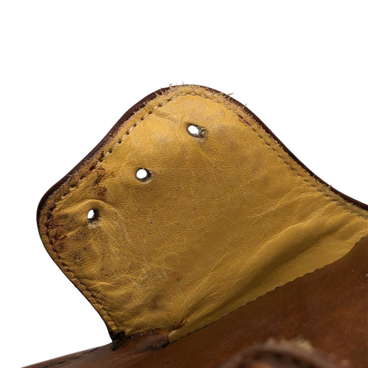 Chisel toe U-tip shoes, made in France, size 7 Men's 27.0cm unclear brown type Vintage Second Hand