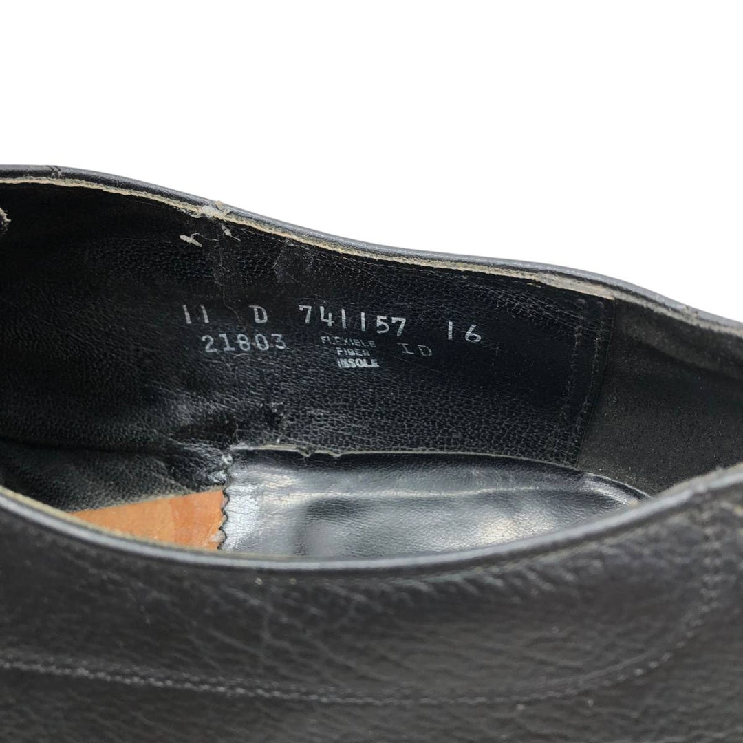 Florsheim U-tip shoes, size 11 D Men's 29.0cm unclear black type Vintage Second Hand