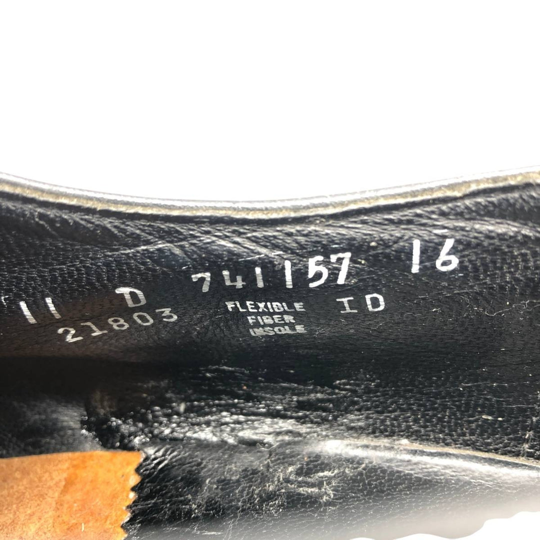 Florsheim U-tip shoes, size 11 D Men's 29.0cm unclear black type Vintage Second Hand