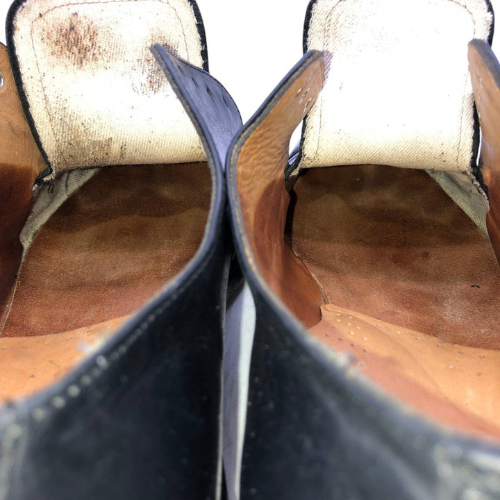 VAN LIER Straight Tip Shoes Size 9 Men's 28.0cm unclear black type Vintage Second Hand
