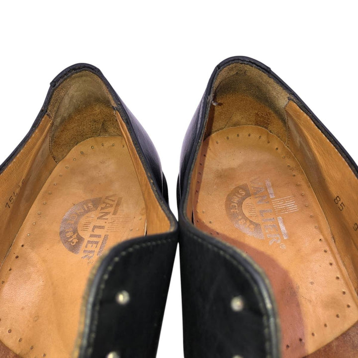 VAN LIER Straight Tip Shoes Size 9 Men's 28.0cm unclear black type Vintage Second Hand
