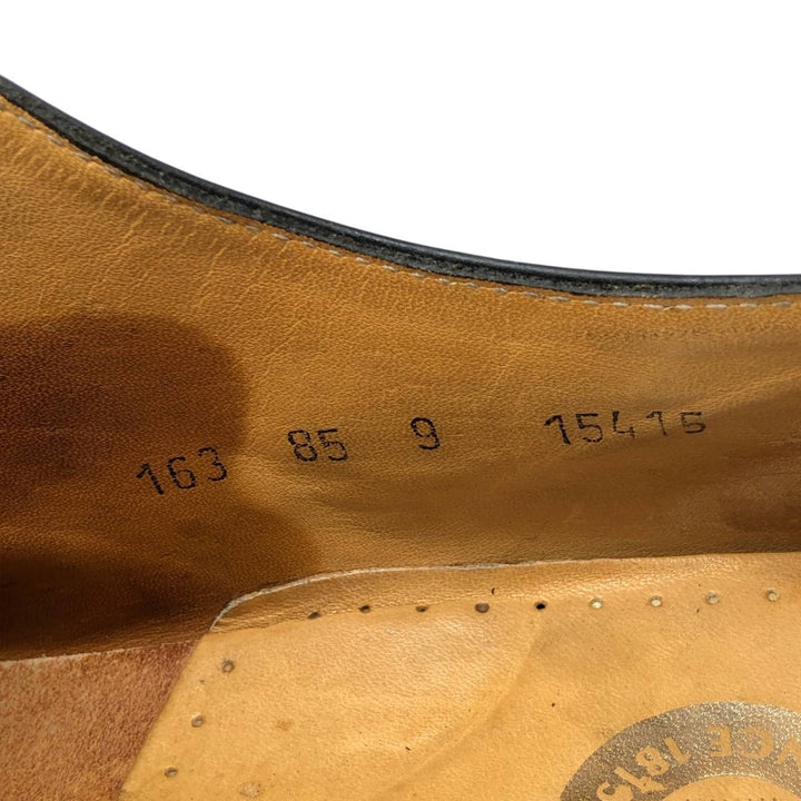 VAN LIER Straight Tip Shoes Size 9 Men's 28.0cm unclear black type Vintage Second Hand