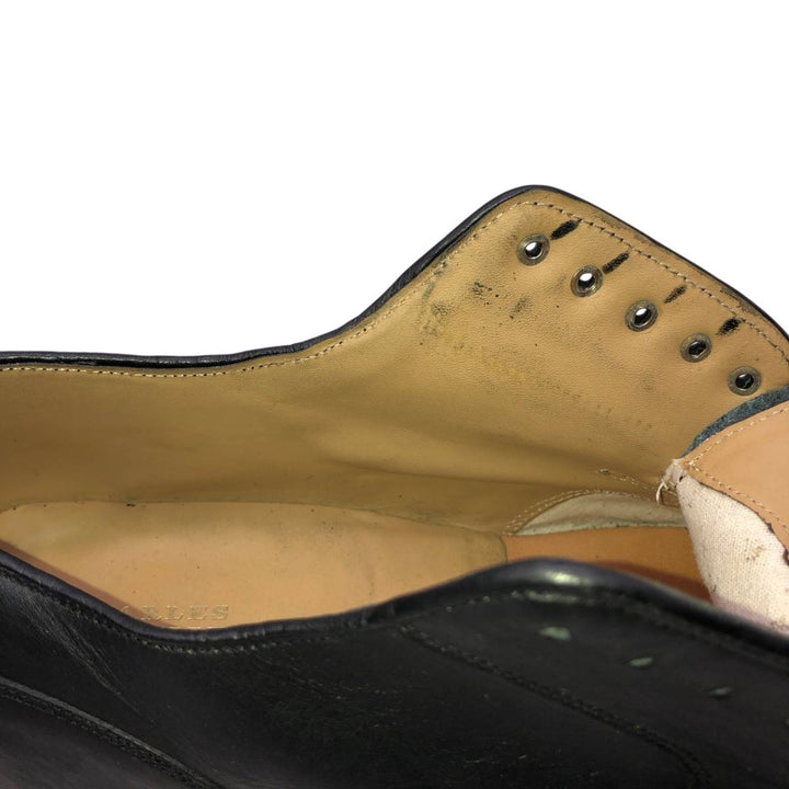 Charles Tyrwhitt U-tip shoes, size 8 Men's 26.0cm genuine leather black type Vintage Second Hand
