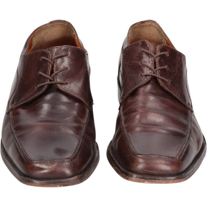 MERCANTI FIORENTINI Square Toe U-Tip Shoes, Made in Italy, Size 9M Men's 28.0cm unclear brown type Vintage Second Hand