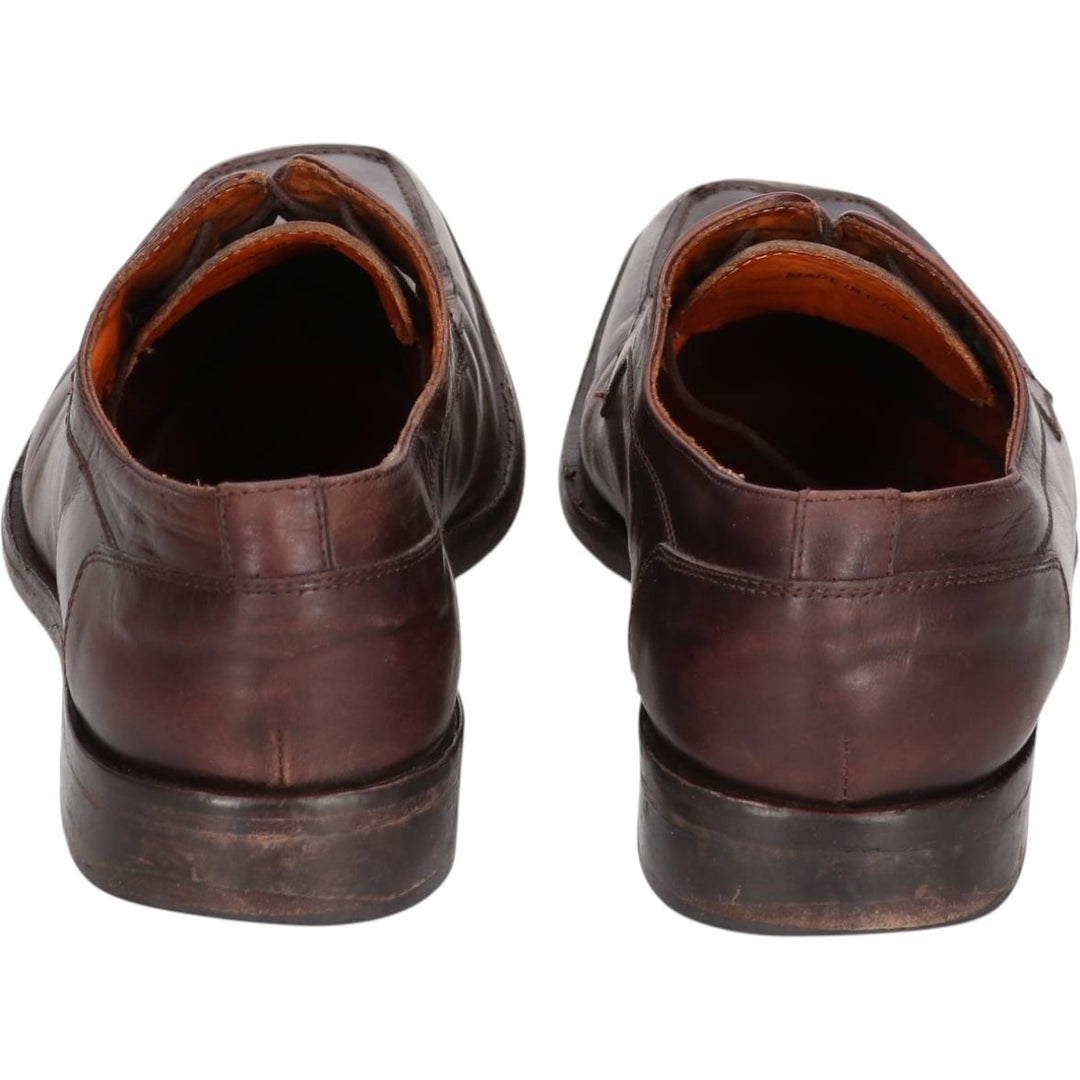 MERCANTI FIORENTINI Square Toe U-Tip Shoes, Made in Italy, Size 9M Men's 28.0cm unclear brown type Vintage Second Hand