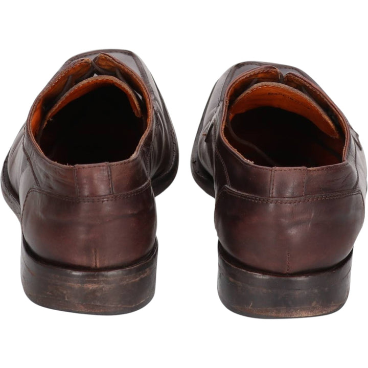 MERCANTI FIORENTINI Square Toe U-Tip Shoes, Made in Italy, Size 9M Men's 28.0cm unclear brown type Vintage Second Hand