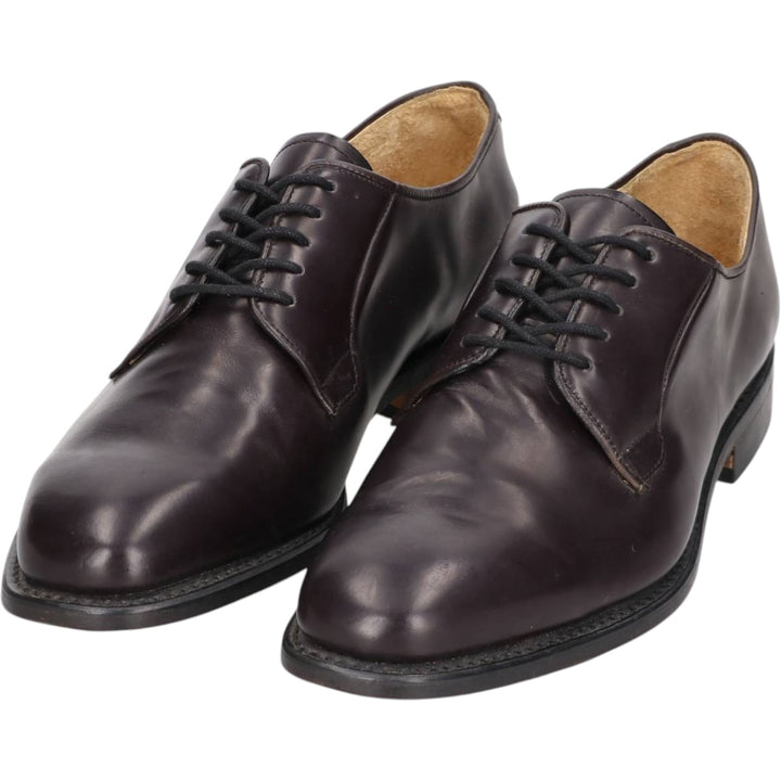 Nunes Correa Plain Toe Shoes, Size 40 Men's 26.5cm genuine leather brown type Vintage Second Hand