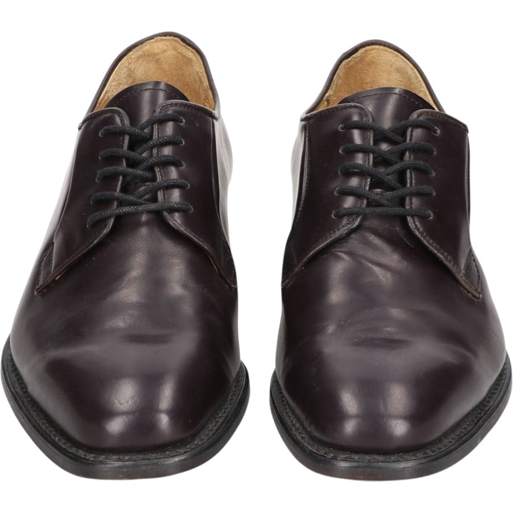 Nunes Correa Plain Toe Shoes, Size 40 Men's 26.5cm genuine leather brown type Vintage Second Hand