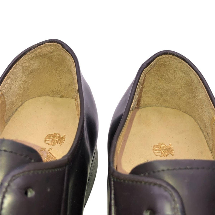 Nunes Correa Plain Toe Shoes, Size 40 Men's 26.5cm genuine leather brown type Vintage Second Hand