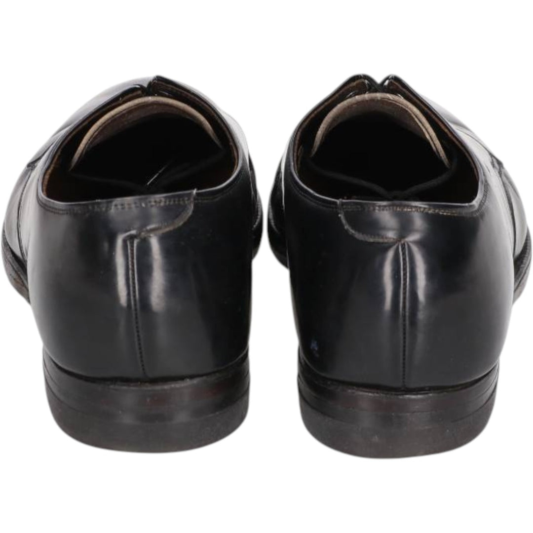 Plain toe shoes, size 11 1/2C Men's 29.5cm unclear black type Vintage Second Hand