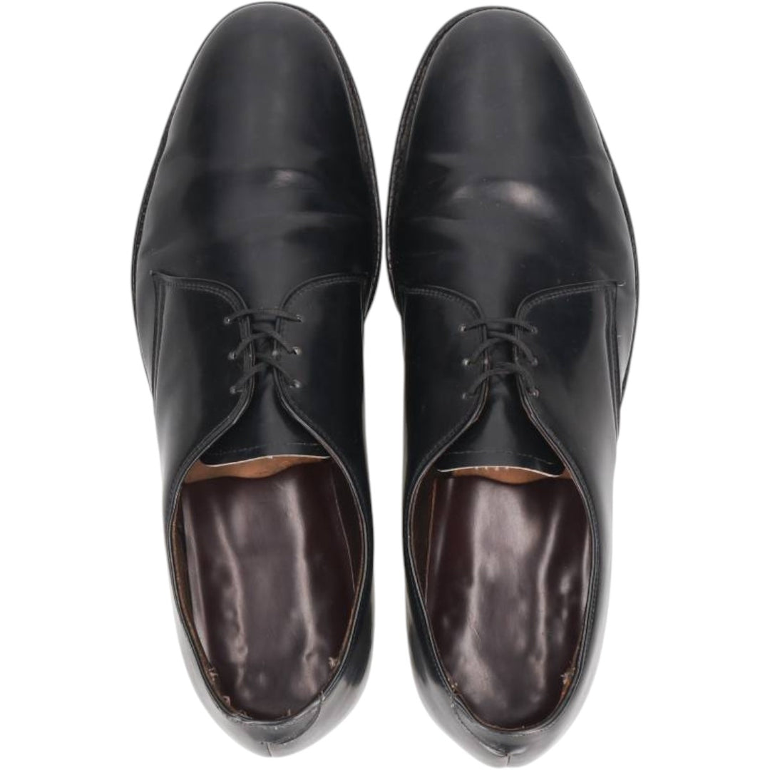 Plain toe shoes, size 11 1/2C Men's 29.5cm unclear black type Vintage Second Hand