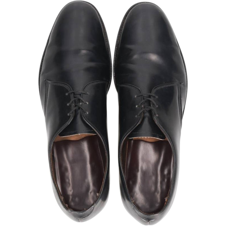 Plain toe shoes, size 11 1/2C Men's 29.5cm unclear black type Vintage Second Hand