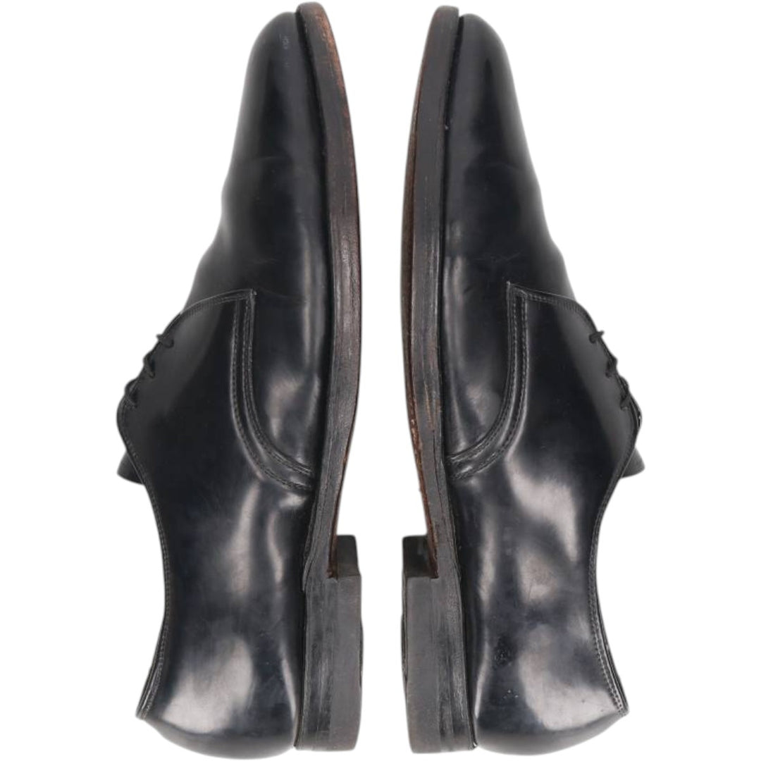 Plain toe shoes, size 11 1/2C Men's 29.5cm unclear black type Vintage Second Hand