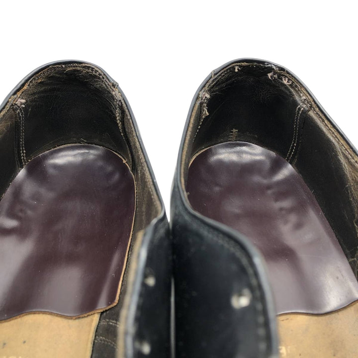 Plain toe shoes, size 11 1/2C Men's 29.5cm unclear black type Vintage Second Hand
