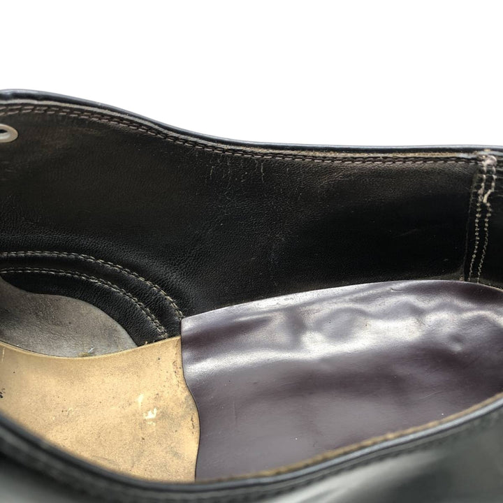 Plain toe shoes, size 11 1/2C Men's 29.5cm unclear black type Vintage Second Hand