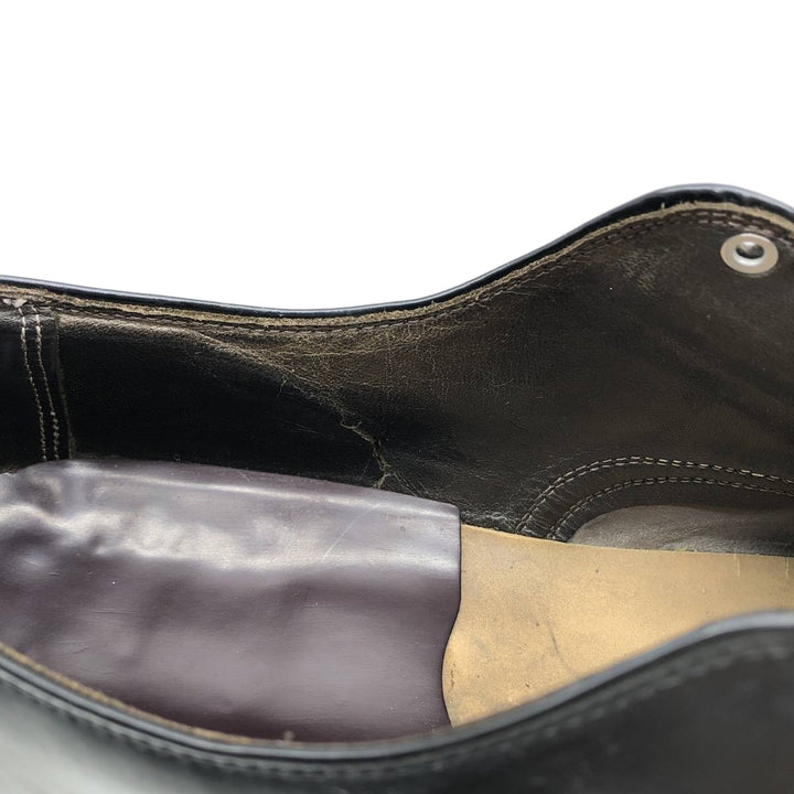 Plain toe shoes, size 11 1/2C Men's 29.5cm unclear black type Vintage Second Hand