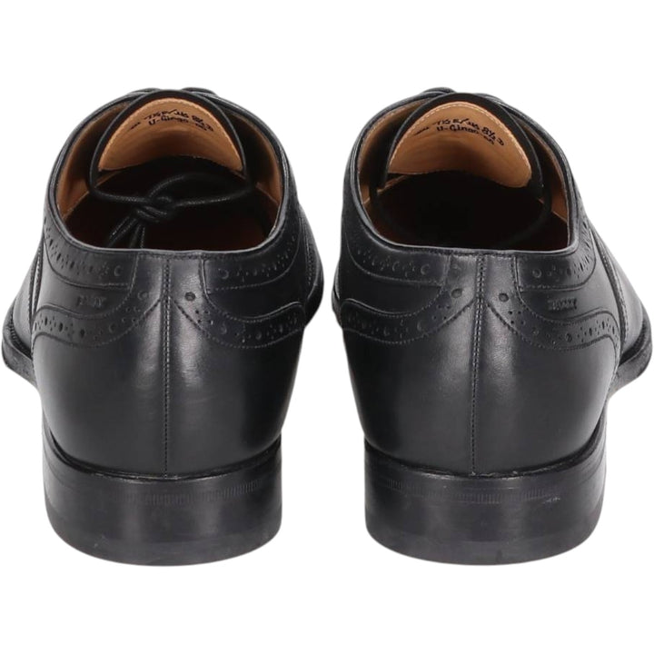 Bally wingtip shoes, size 7 1/2 E Men's 25.5cm unclear black type Vintage Second Hand