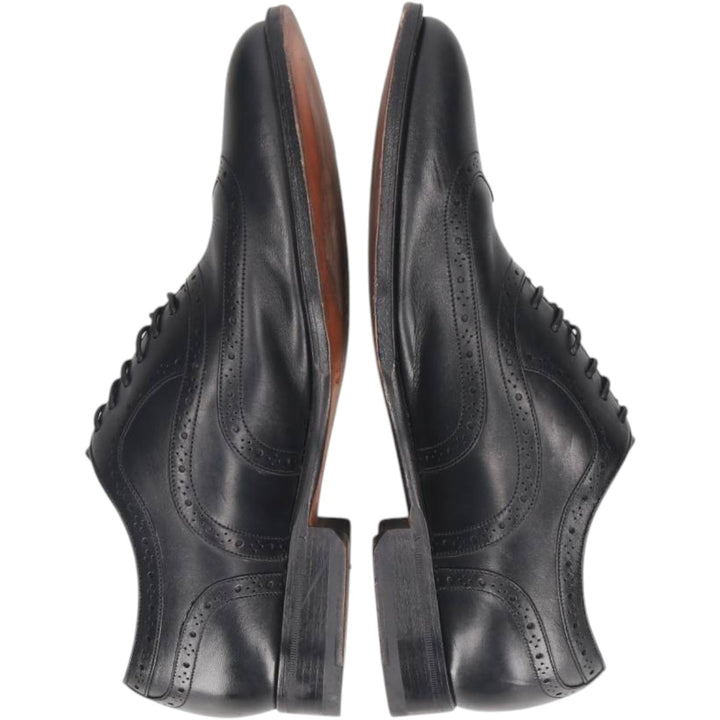 Bally wingtip shoes, size 7 1/2 E Men's 25.5cm unclear black type Vintage Second Hand