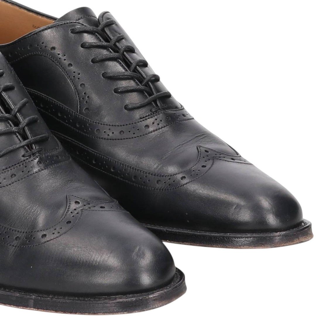 Bally wingtip shoes, size 7 1/2 E Men's 25.5cm unclear black type Vintage Second Hand