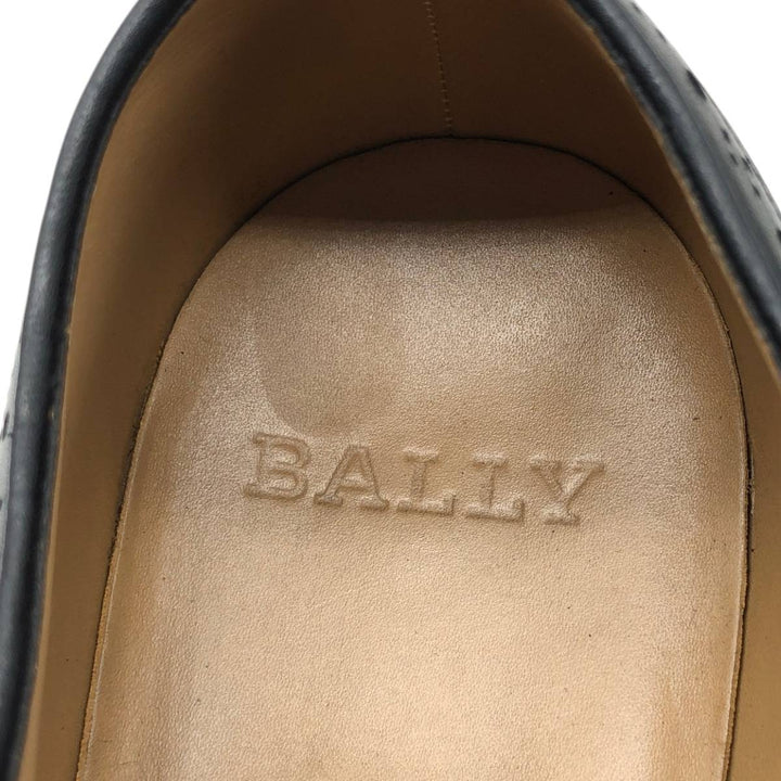 Bally wingtip shoes, size 7 1/2 E Men's 25.5cm unclear black type Vintage Second Hand