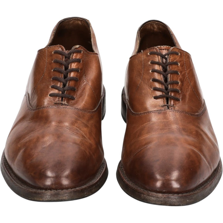 Allen Edmonds Carlyle Straight Tip Shoes, Made in USA, Size 10 D Men's 28.0cm genuine leather brown type Vintage Second Hand