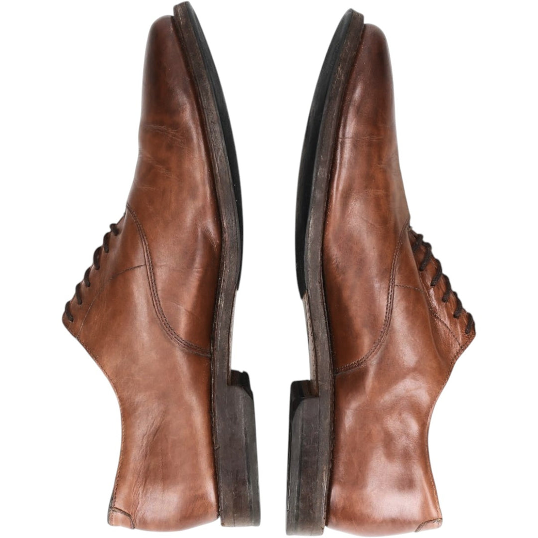 Allen Edmonds Carlyle Straight Tip Shoes, Made in USA, Size 10 D Men's 28.0cm genuine leather brown type Vintage Second Hand